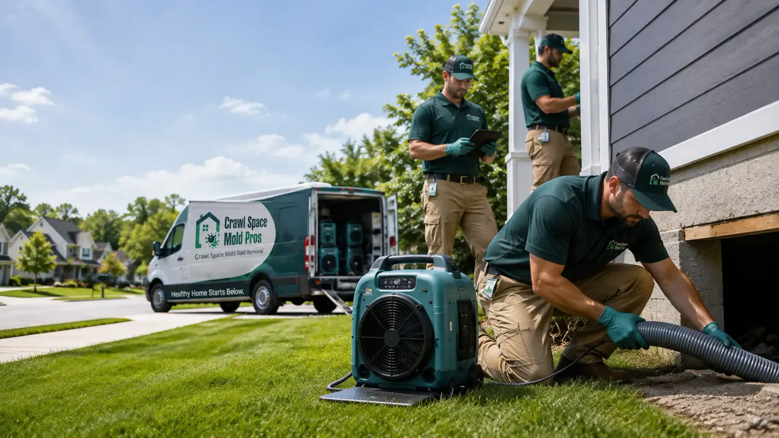 Crawl Space Mold Removal in Williamsport, OH